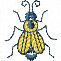 Insectes Embroidery Design 11